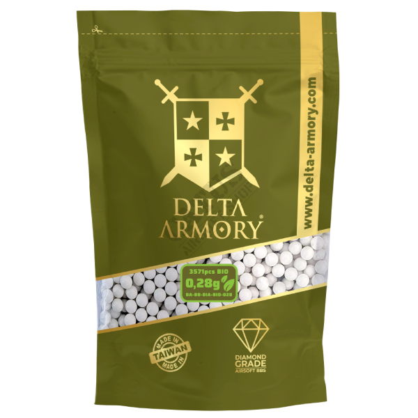 Delta Armory Diamond Bio BBs 0.28g 3570pcs White